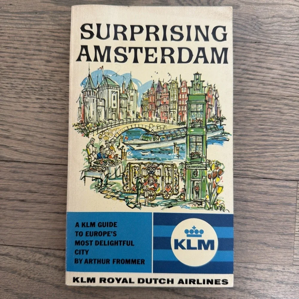 KLM Arthur Frommer Surprising Amsterdam Travel Book